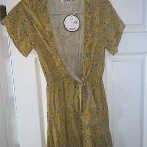 Cute yellow floral dress